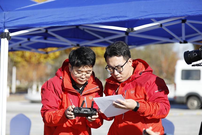 比赛现场。河北省地震局供图