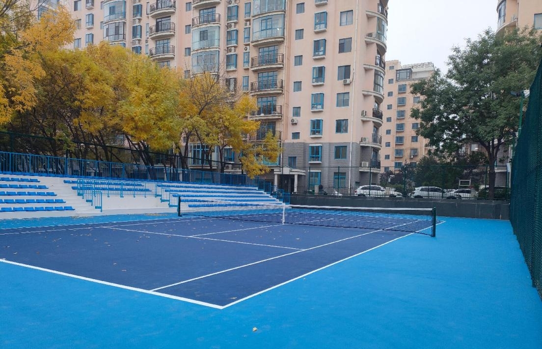 秦皇岛森林体育公园网球场。秦皇岛市体育局供图