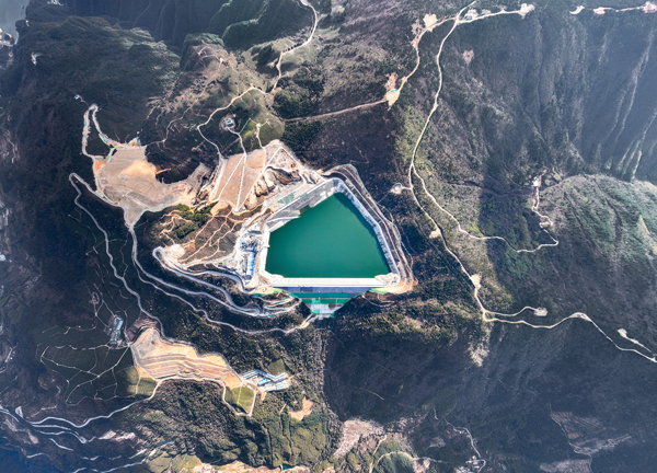 浙江天台抽水蓄能电站上水库。受访者供图