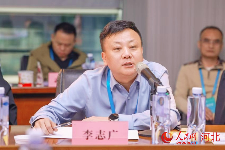 秦皇岛乾广集团董事长李志广。人民网 左原铭摄