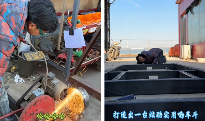 武志强的“云计划”造车在其视频账号发布。来源：“我家有头忧郁的驴”视频号截图