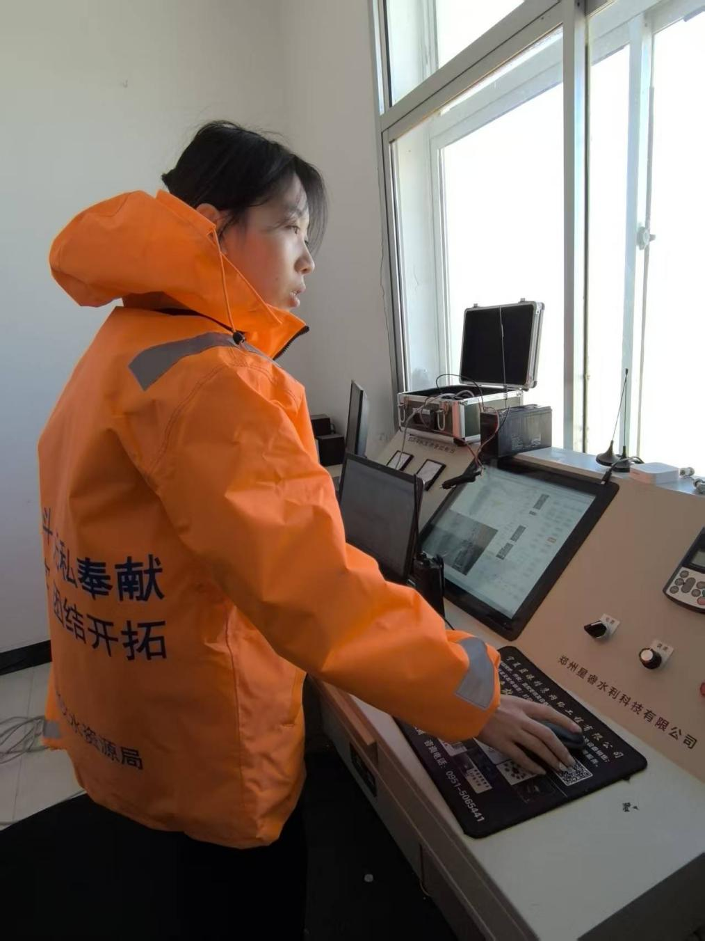 工作人员开展流量测验。受访者供图