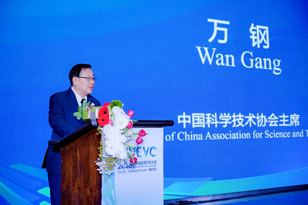 中国科协主席万钢参加开幕式并致辞。活动主办方供图